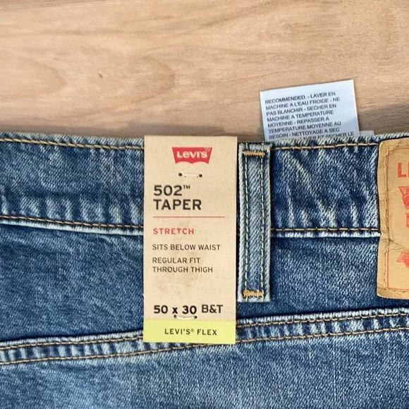 Levi’s 502 Taper stretch Levi’s flex jean size 50 x 30 - Picture 15 of 16